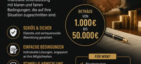 Finanzielle Hilfe – Privat & Seriös